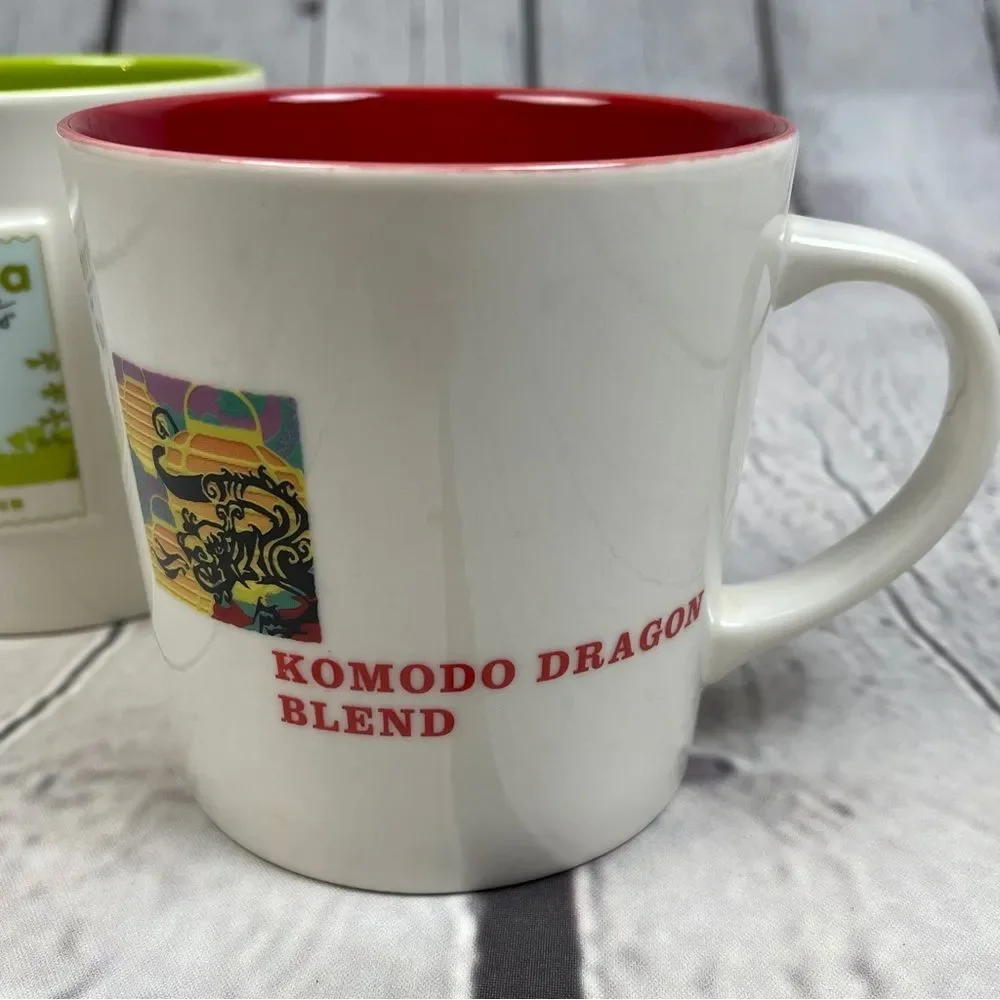 STARBUCK set of 2 ceramic mugs Regional Collection 2006 - Picture 2 of 10